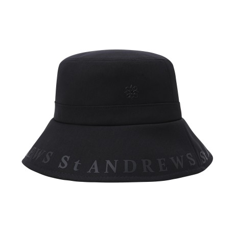 남성 톤온톤 로고 스트랩 버킷햇