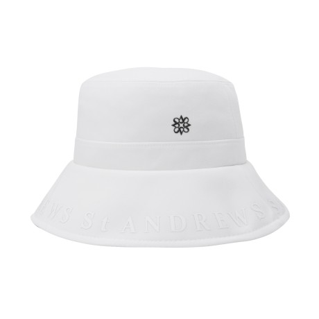 남성 톤온톤 로고 스트랩 버킷햇