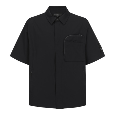 남성 입체 포켓 홑겹 반팔 점퍼