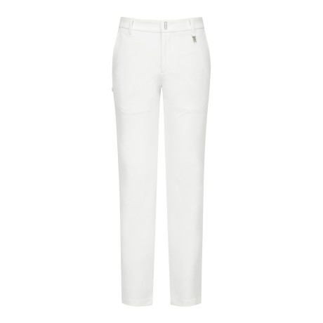 남성 자수 포인트 스판 스트레이트 팬츠