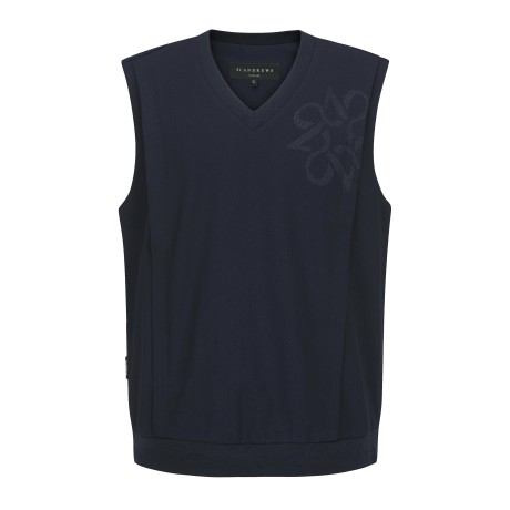 남성 V넥 방풍 우븐 베스트