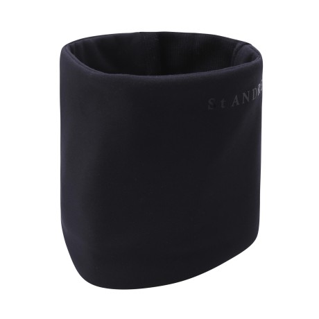 남성 별 심볼 자수 니트 믹스 패딩 넥워머