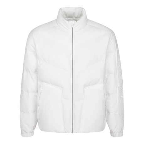 남성 로고 엠보 스티치 구스다운 점퍼