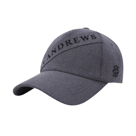 남성 워딩 로고 포인트 볼캡