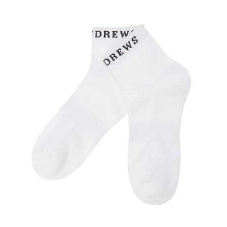 남성 로고 자카드 베이직 중목 양말