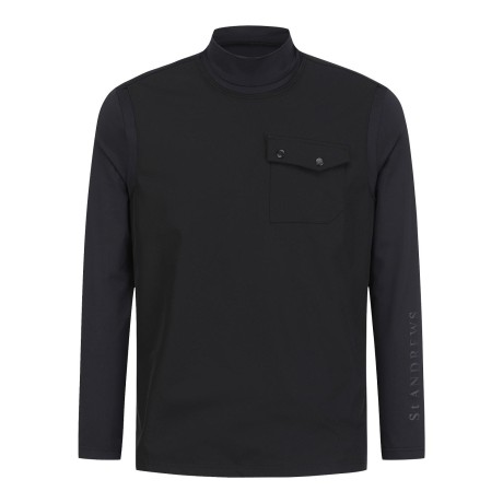 남성 우븐 레이어 하이넥 베이스레이어