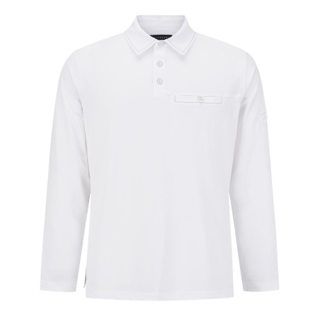 남성 엠보 심볼 포켓 칼라 긴팔 티셔츠