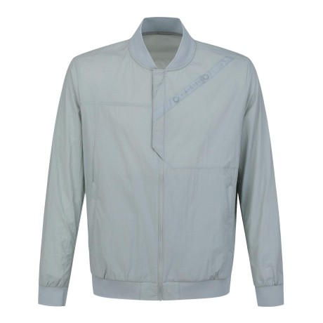 남성 사선 로고 테이프 경량 점퍼