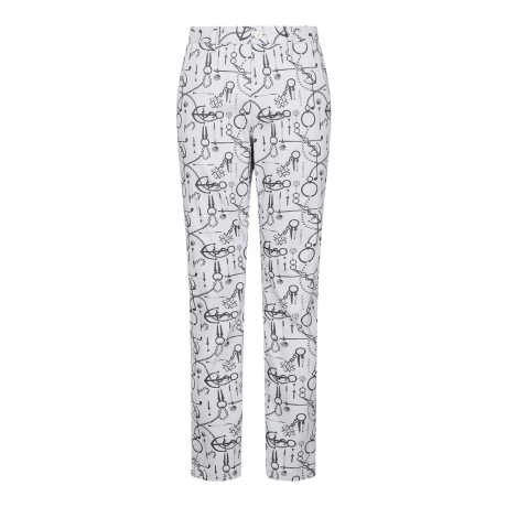 남성 자카드 패턴 스트레치 팬츠