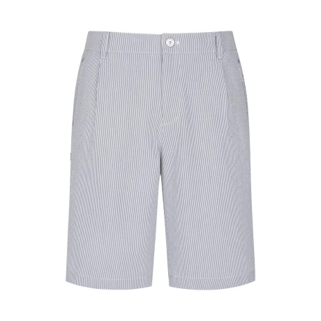 남성 시어서커 패턴 하프 팬츠