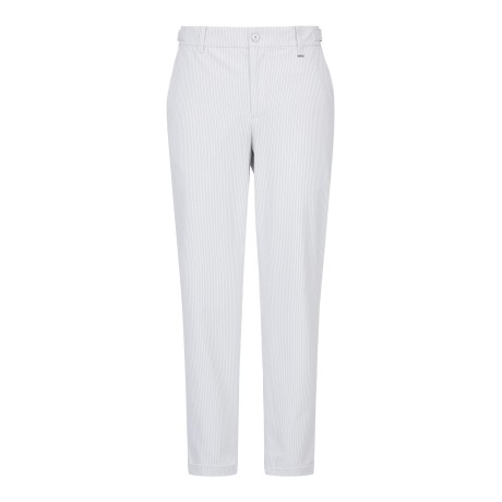 남성 스트라이프 텍스처 스트랩 롤업 팬츠