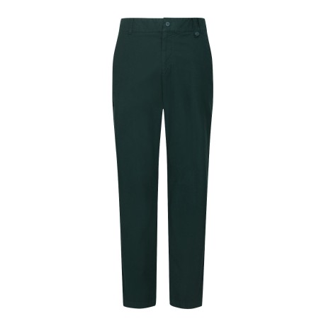 남성 로고 자수 솔리드 팬츠