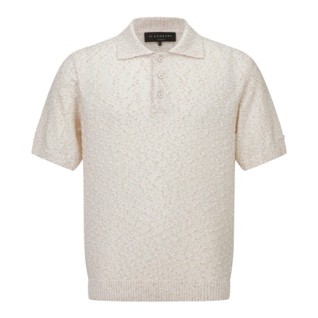 남성 부클레 칼라 반팔 티셔츠