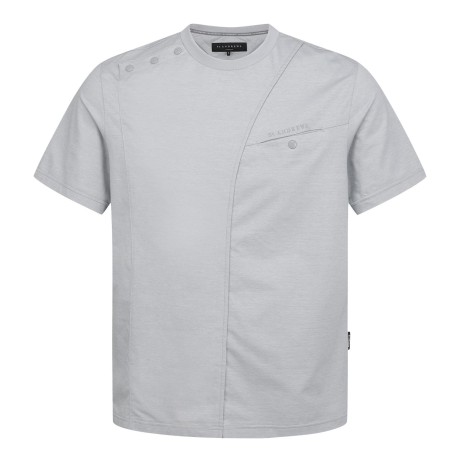 남성 슬릿 포켓 절개 반팔 티셔츠