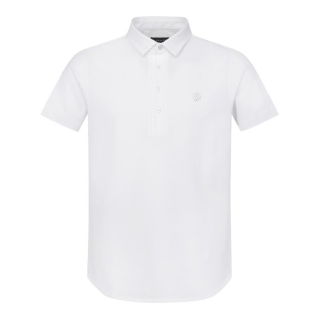 남성 별 심볼 피케 칼라 반팔 티셔츠