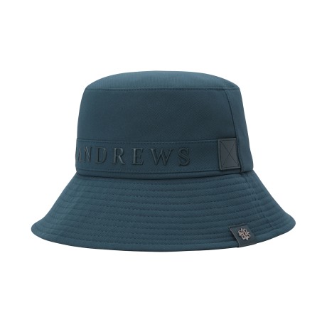 남성 러버 로고 스트링 버킷햇