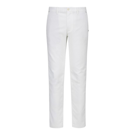 남성 조직감 레터링 슬림 팬츠