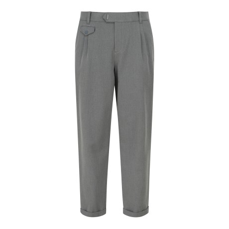 남성 별 심볼 투 턱 팬츠