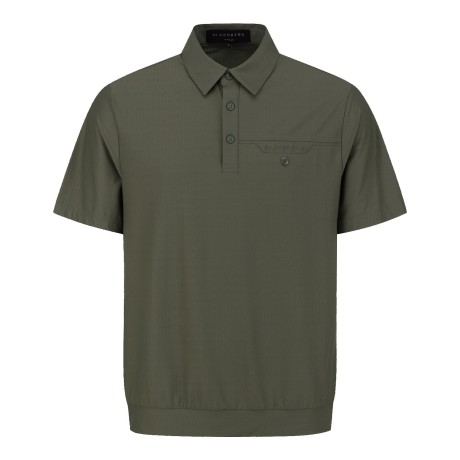 남성 솔리드 로고 레터링 칼라 반팔 티셔츠