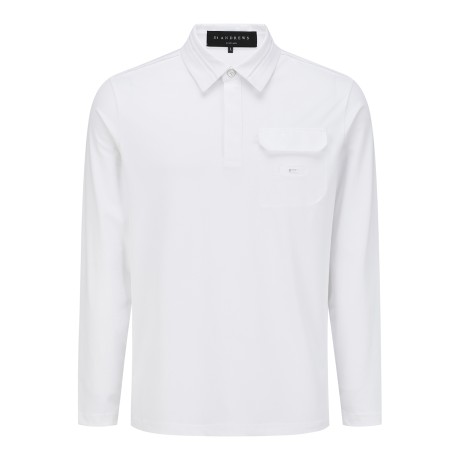 남성 플랩 포켓 포인트 칼라 티셔츠