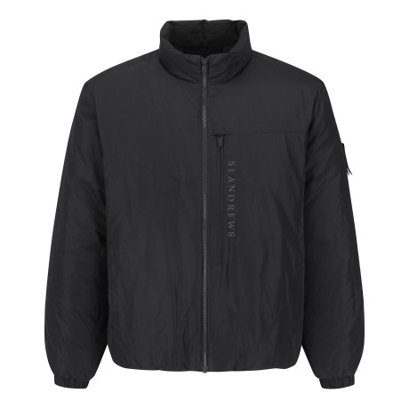 남성 레터링 포켓 구스 다운 점퍼