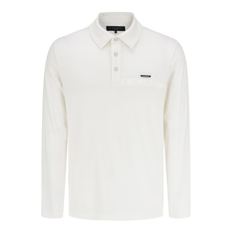 남성 칼라 플리스 긴팔 티셔츠