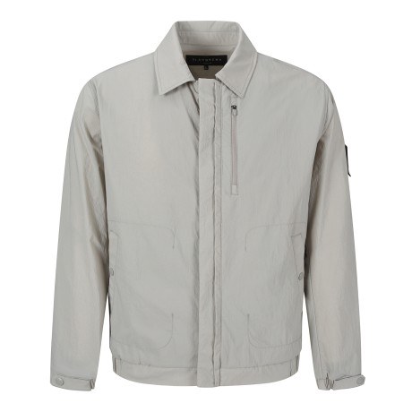 남성 칼라 링클 집업 점퍼