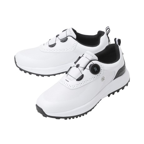 남성 투톤 논스파이크 타공 다이얼 골프화