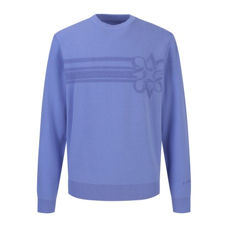 남성 부클 별 심볼 긴팔 니트