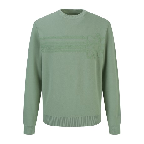 남성 부클 별 심볼 긴팔 니트