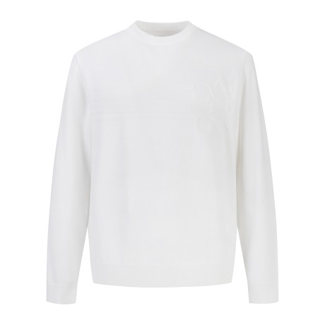 남성 부클 별 심볼 긴팔 니트