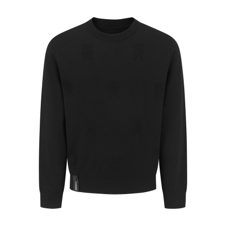 남성 STA 패턴 긴팔 니트