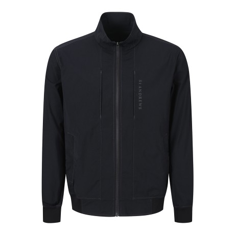 남성 배색 스티치 집업 점퍼