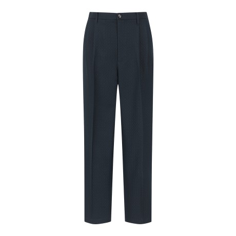 남성 엠보 패턴 루즈핏 팬츠