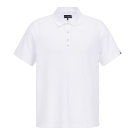 남성 부클 로고 칼라 반팔 티셔츠