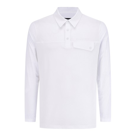 남성 냉감 슬리브 버튼 패널 티셔츠