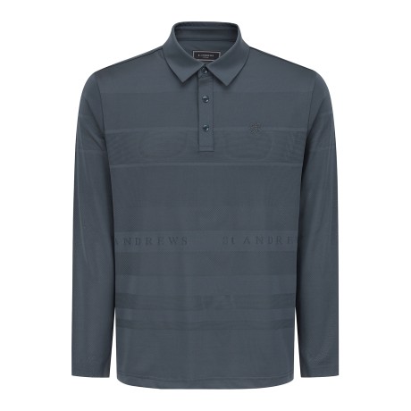 남성 별 스트라이프 칼라 티셔츠