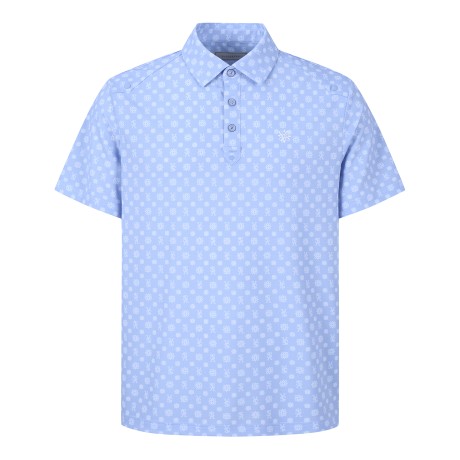 남성 버튼 디테일 칼라 반팔 티셔츠