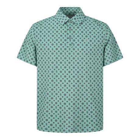 남성 버튼 디테일 칼라 반팔 티셔츠