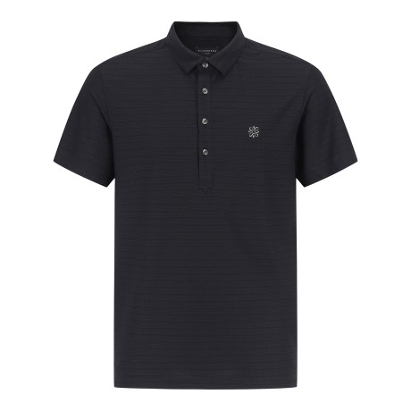 남성 별 심볼 조직감 칼라 반팔 티셔츠