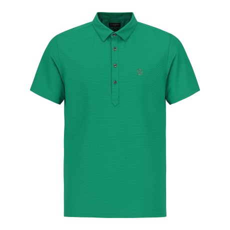 남성 별 심볼 조직감 칼라 반팔 티셔츠