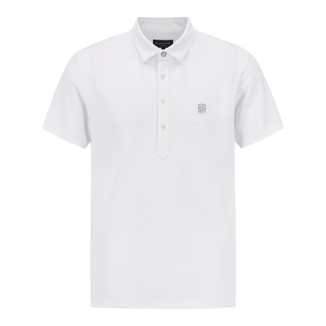 남성 별 심볼 조직감 칼라 반팔 티셔츠