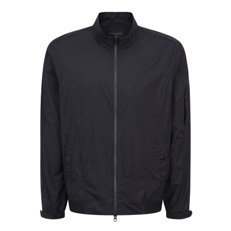 남성 별 심볼 패치 슬리브 포켓 집업 점퍼