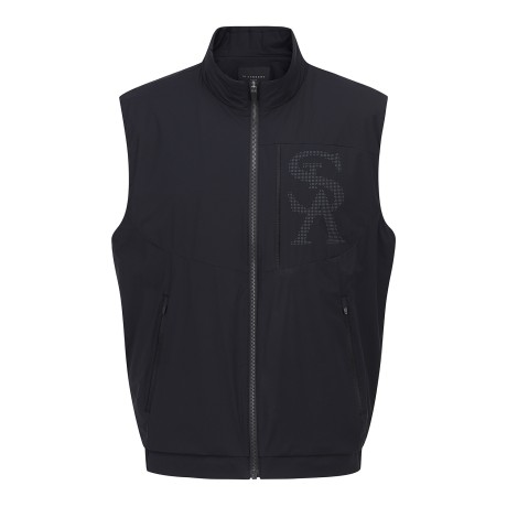 남성 도트 STA로고 기모 집업 베스트