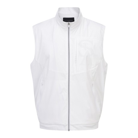 남성 도트 STA로고 기모 집업 베스트