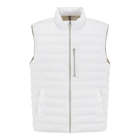 남성 솔리드 경량 구스다운 점퍼 베스트