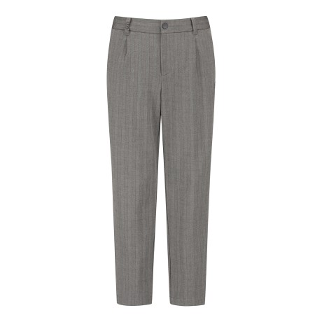 남성 헤링본 인밴딩 약기모 롤업 팬츠