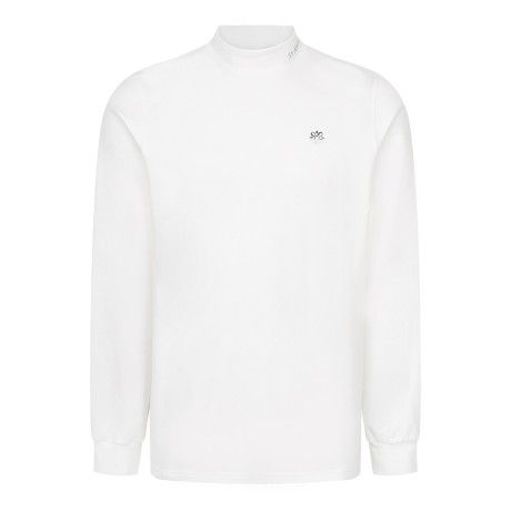 남성 글로시 별 심볼 모크넥 티셔츠