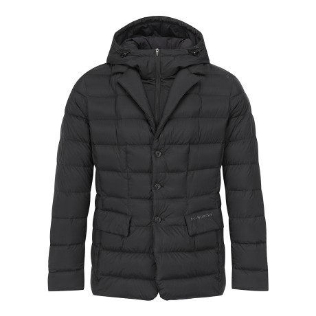 남성 탈착 후드 플래킷 경량 구스다운 자켓