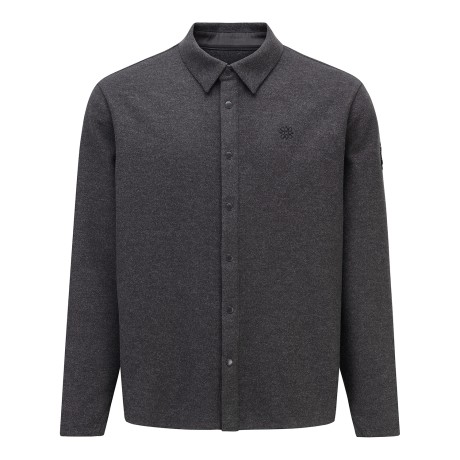 남성 별 심볼 자수 울 라이크 셔츠형 자켓